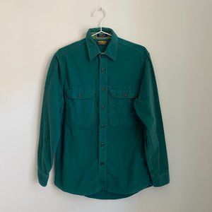 Vintage OshKosh B’Gosh Flannel Button Down Shirt Jacket / Shacket